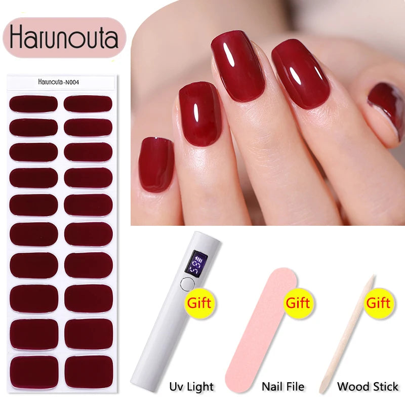 Stickers HarunoutaNail Kit portable 4Pcs,  Manucure Pro à Domicile!