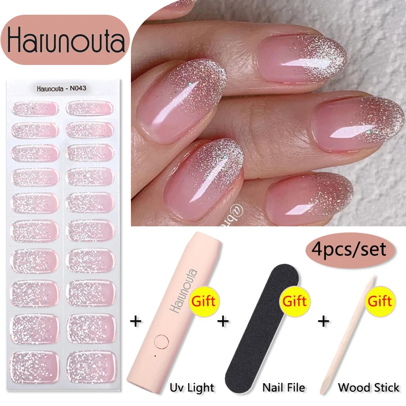 Stickers HarunoutaNail Kit portable 4Pcs,  Manucure Pro à Domicile!
