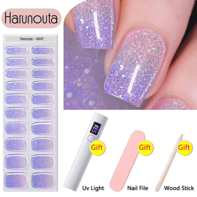 Stickers HarunoutaNail Kit portable 4Pcs,  Manucure Pro à Domicile!