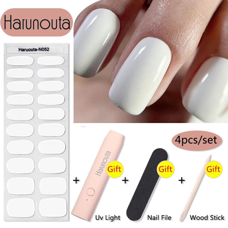Stickers HarunoutaNail Kit portable 4Pcs,  Manucure Pro à Domicile!