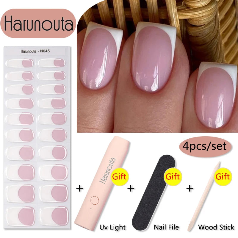 Stickers HarunoutaNail Kit portable 4Pcs,  Manucure Pro à Domicile!