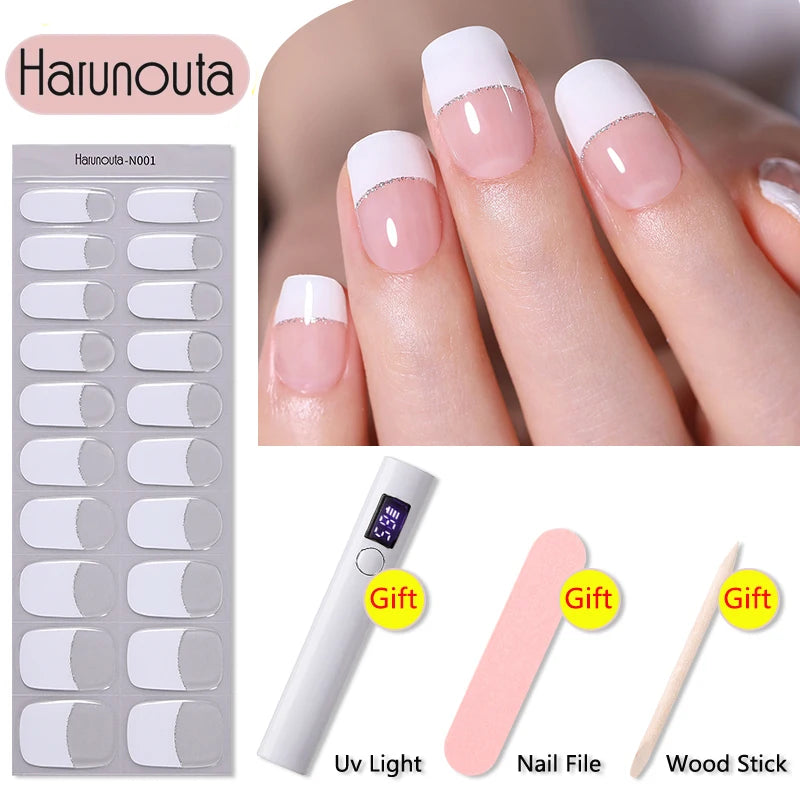 Stickers HarunoutaNail Kit portable 4Pcs,  Manucure Pro à Domicile!