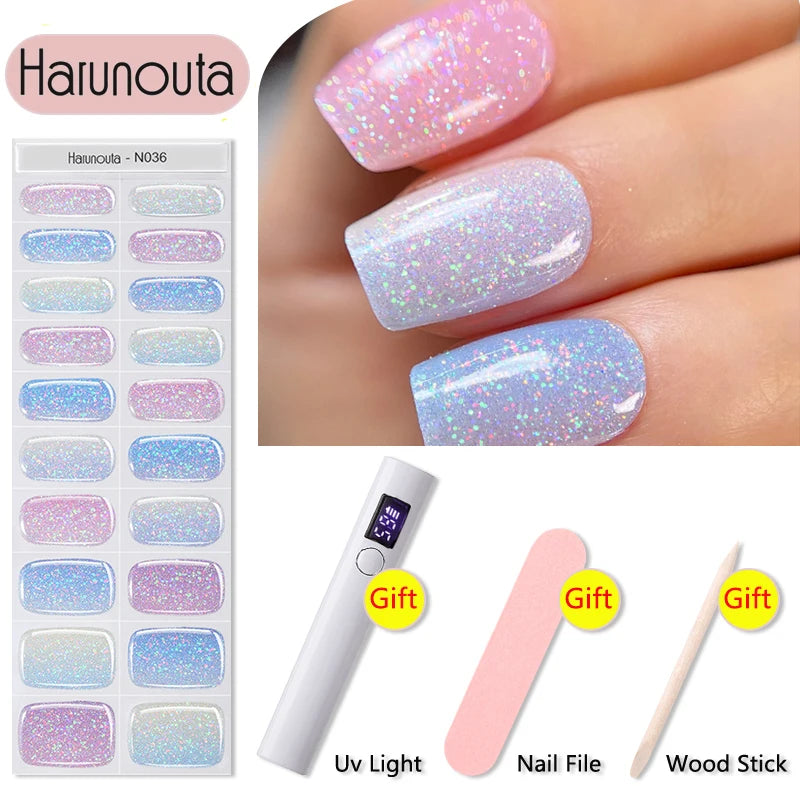 Stickers HarunoutaNail Kit portable 4Pcs,  Manucure Pro à Domicile!