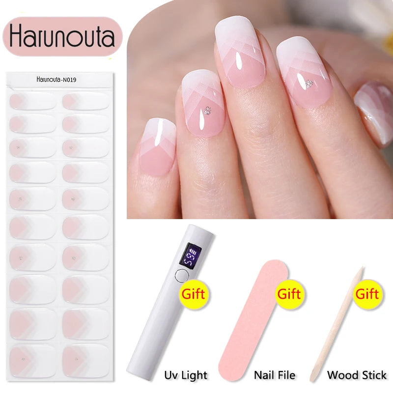 Stickers HarunoutaNail Kit portable 4Pcs,  Manucure Pro à Domicile!