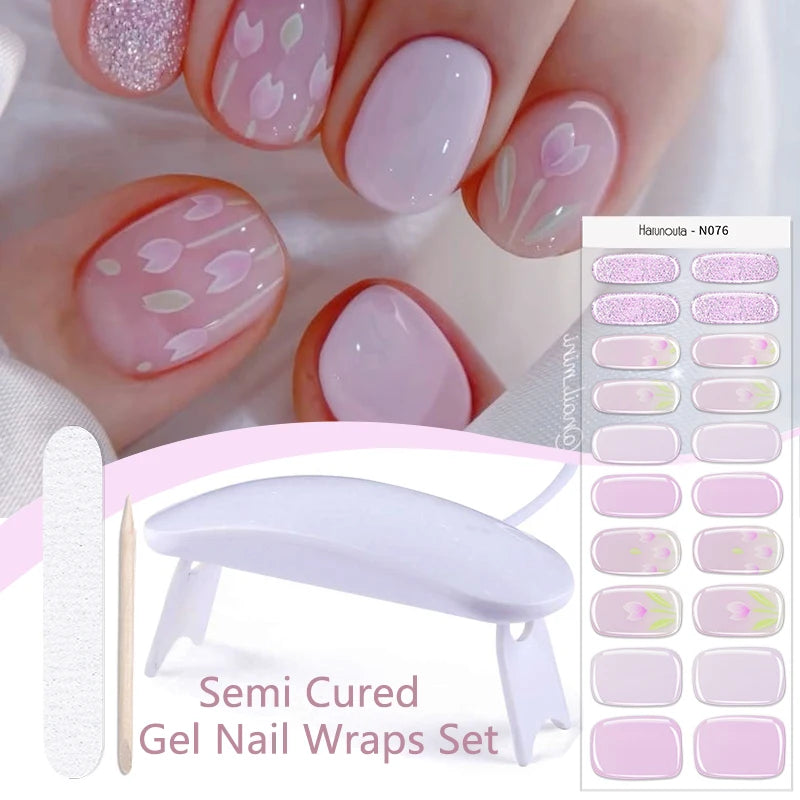 Stickers HarunoutaNail Kit Maison 4Pcs,  Manucure Pro à Domicile!