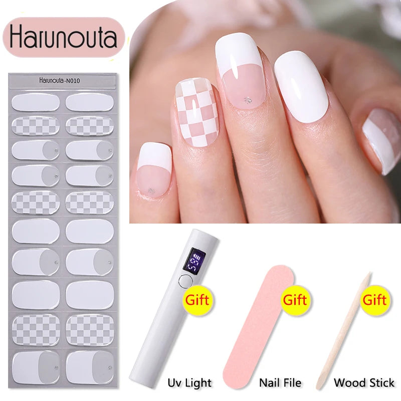 Stickers HarunoutaNail Kit portable 4Pcs,  Manucure Pro à Domicile!