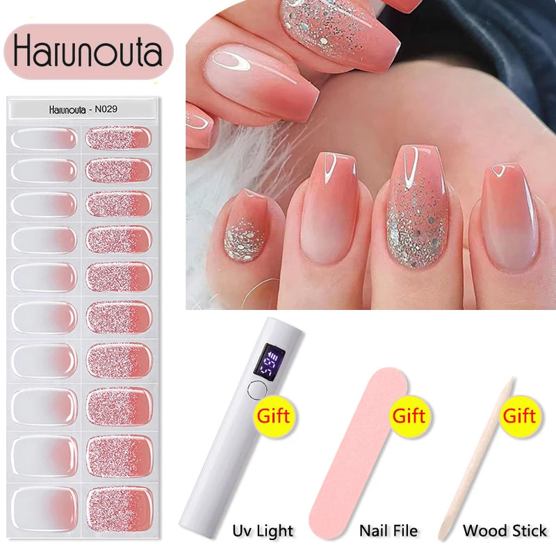Stickers HarunoutaNail Kit portable 4Pcs,  Manucure Pro à Domicile!