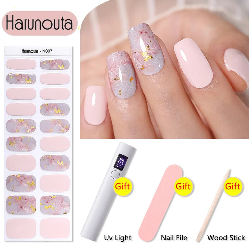 Stickers HarunoutaNail Kit portable 4Pcs,  Manucure Pro à Domicile!