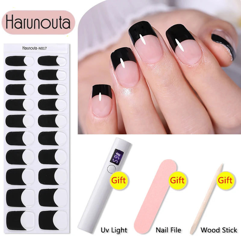 Stickers HarunoutaNail Kit portable 4Pcs,  Manucure Pro à Domicile!