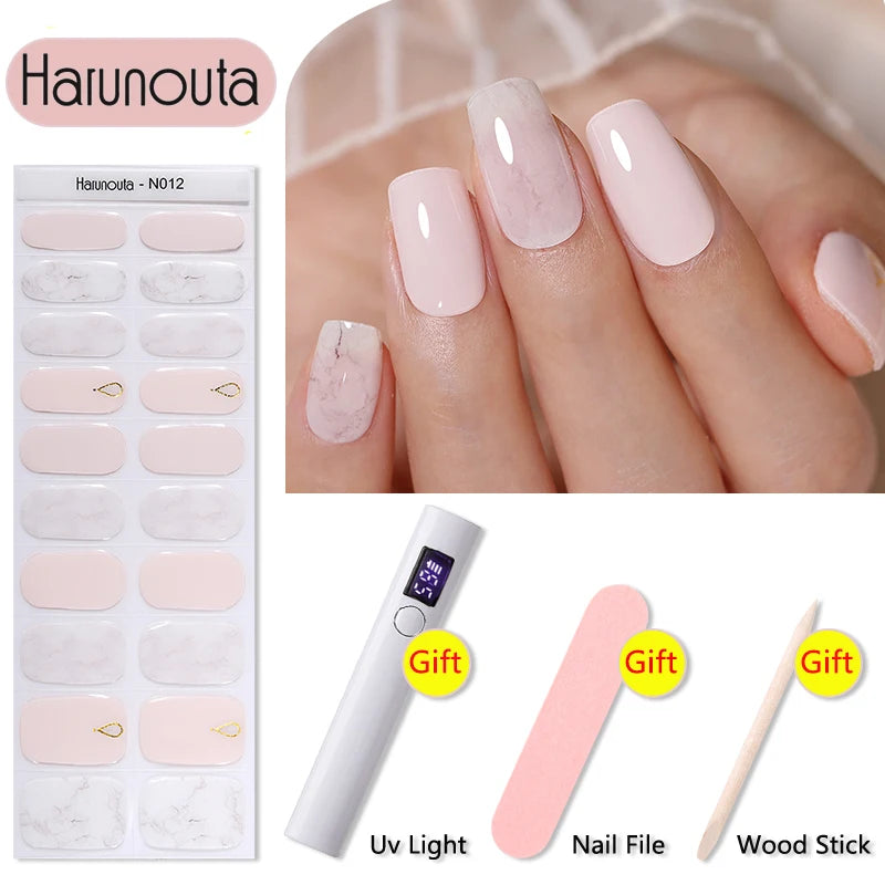 Stickers HarunoutaNail Kit portable 4Pcs,  Manucure Pro à Domicile!