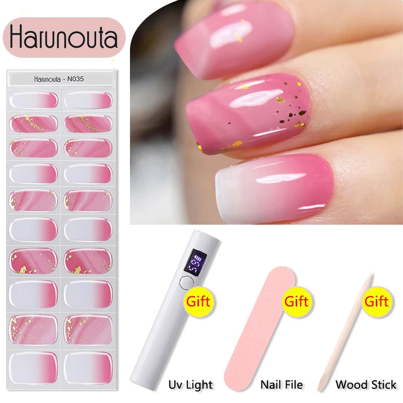 Stickers HarunoutaNail Kit portable 4Pcs,  Manucure Pro à Domicile!