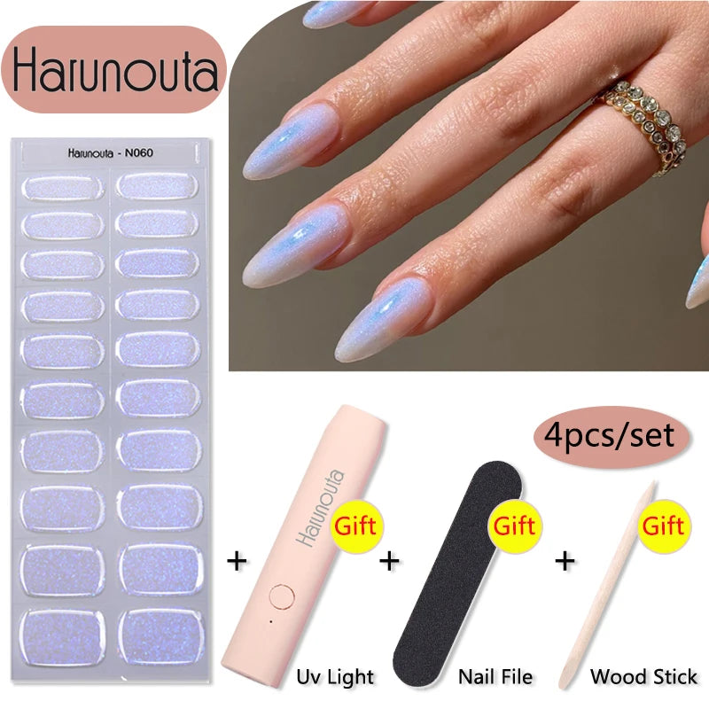 Stickers HarunoutaNail Kit portable 4Pcs,  Manucure Pro à Domicile!