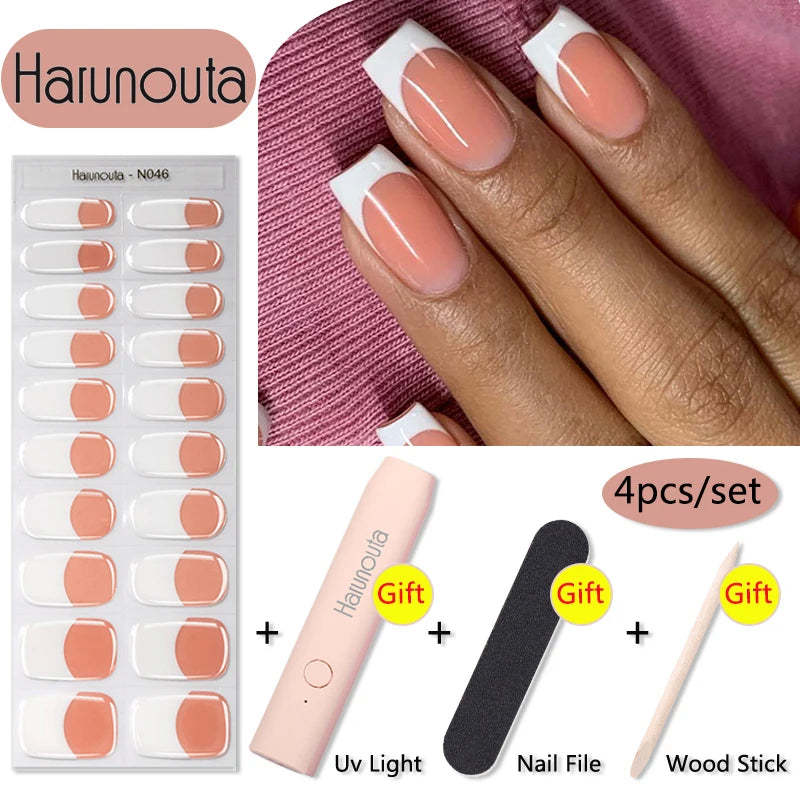 Stickers HarunoutaNail Kit portable 4Pcs,  Manucure Pro à Domicile!
