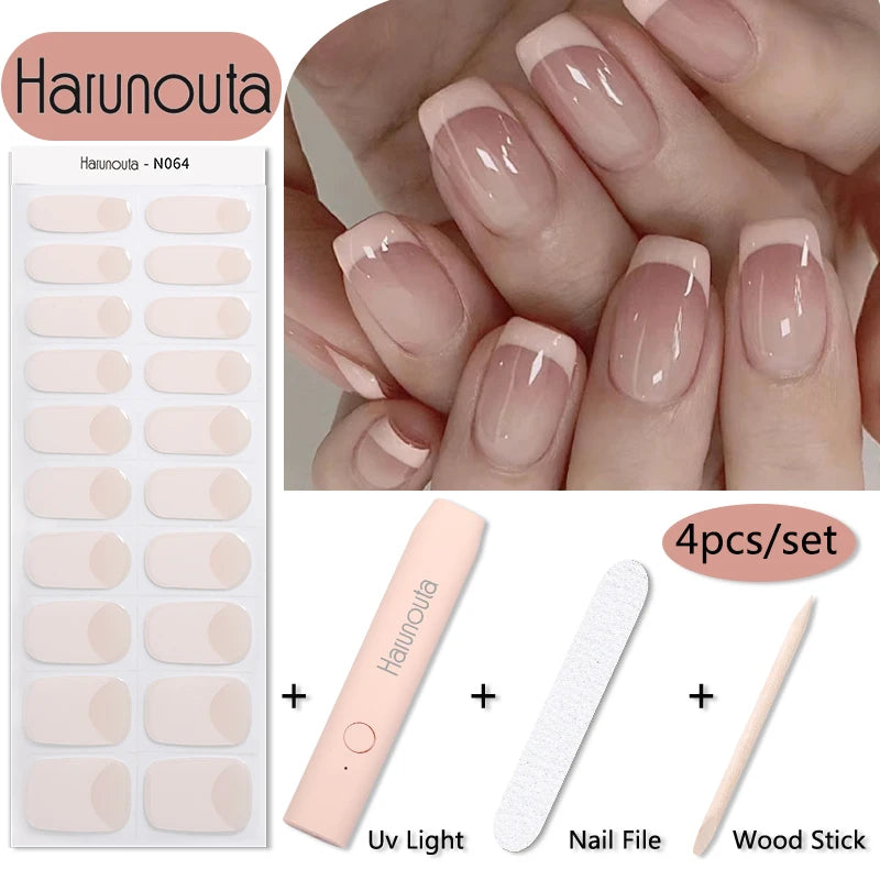 Stickers HarunoutaNail Kit portable 4Pcs,  Manucure Pro à Domicile!