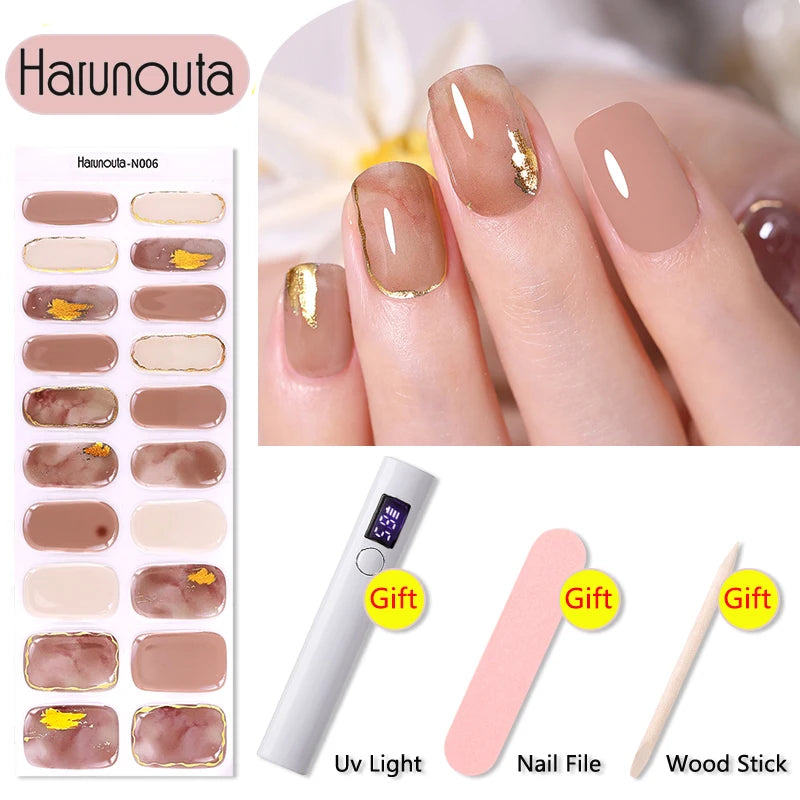 Stickers HarunoutaNail Kit portable 4Pcs,  Manucure Pro à Domicile!