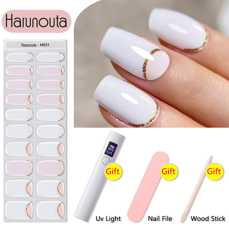 Stickers HarunoutaNail Kit portable 4Pcs,  Manucure Pro à Domicile!